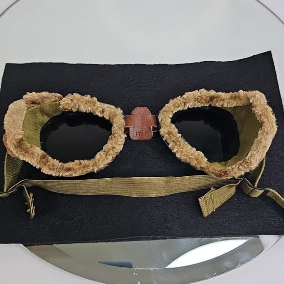 WWII 1942 US Original Foster Grant Snow Or Aviator GOGGLES Rare Amazing Set - Picture 8 of 15